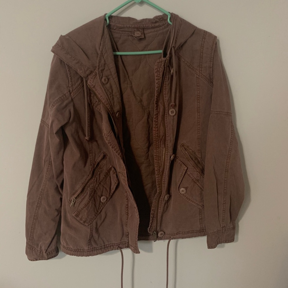 AE heavy winter cargo jacket with vest